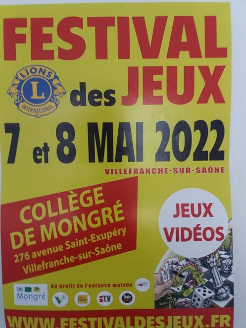 Affiche Festival des Jeux