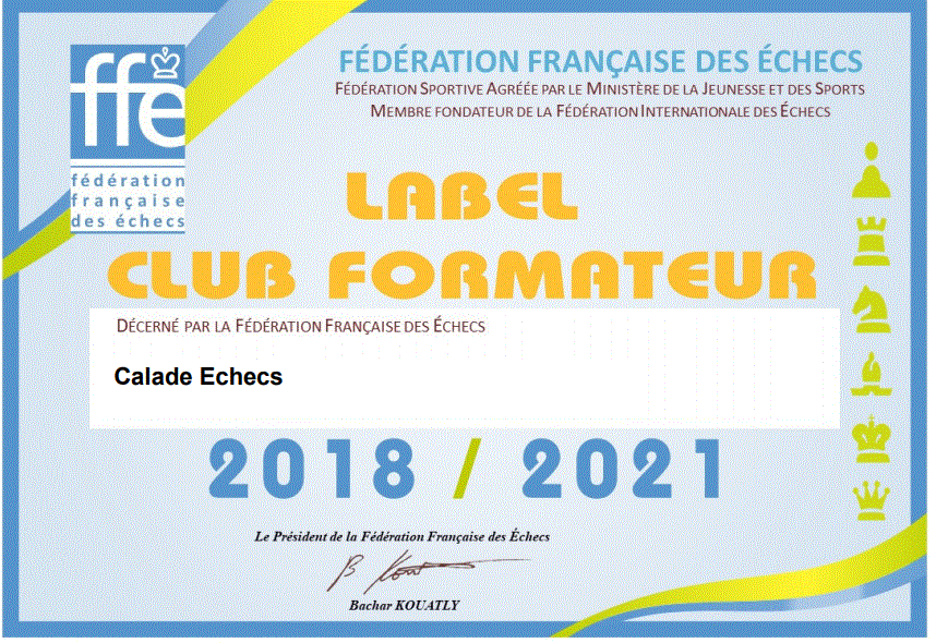 Label Club Formateur