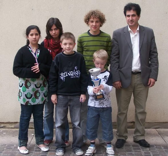 Equipe jeune championne de ligue