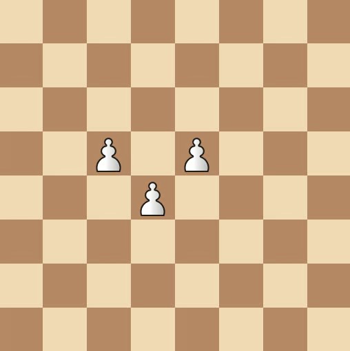 Le v de la victoire ou triangle rectangle isocele renverse